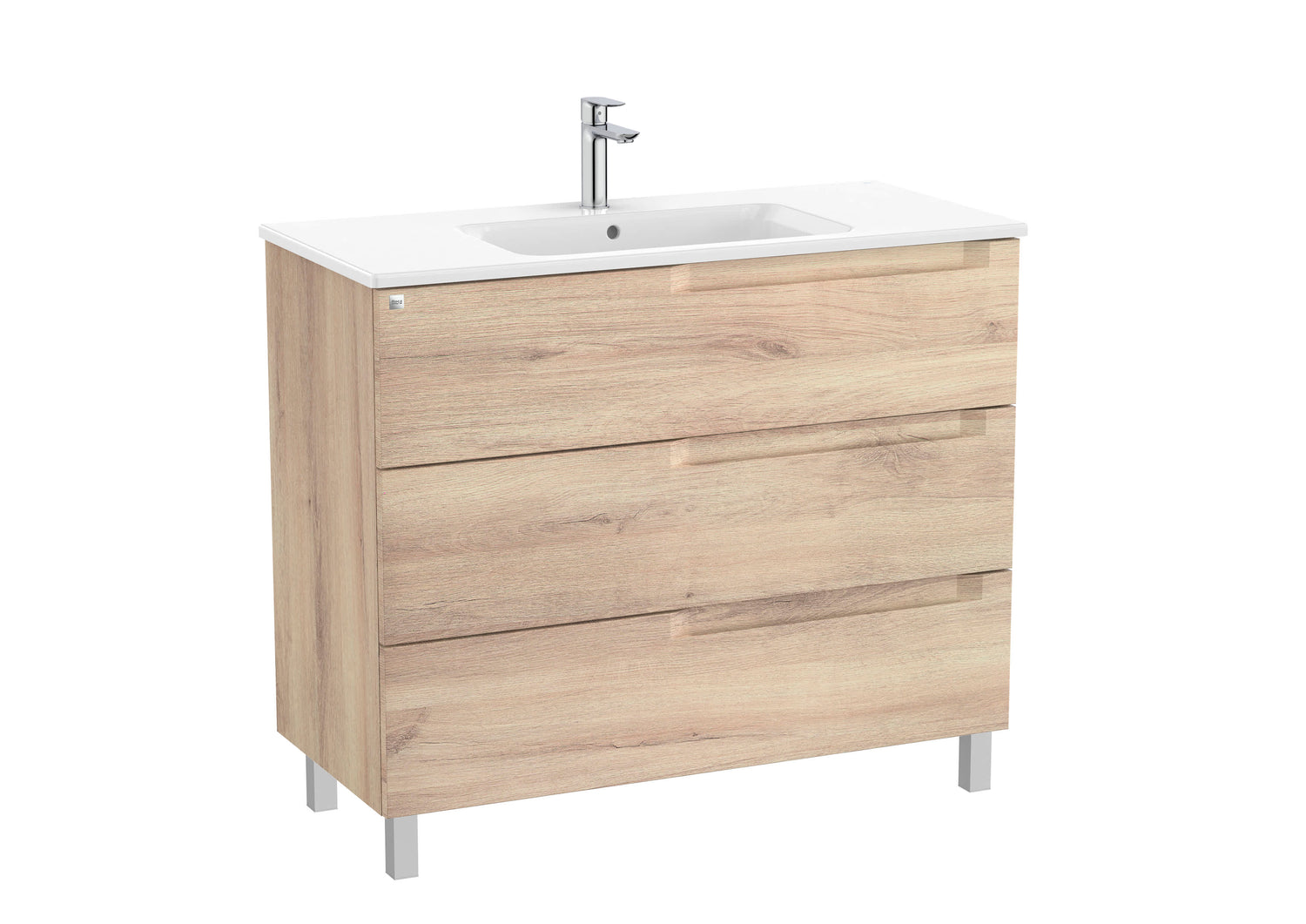 Aleyda Vanity Unit 3 Drawer 1000 mm