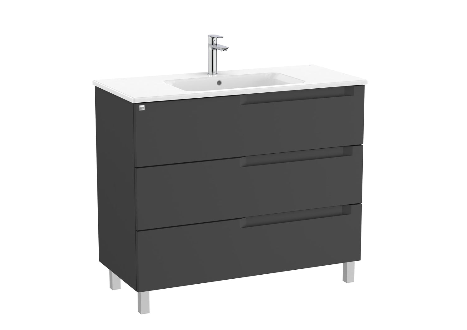 Aleyda Vanity Unit 3 Drawer 1000 mm