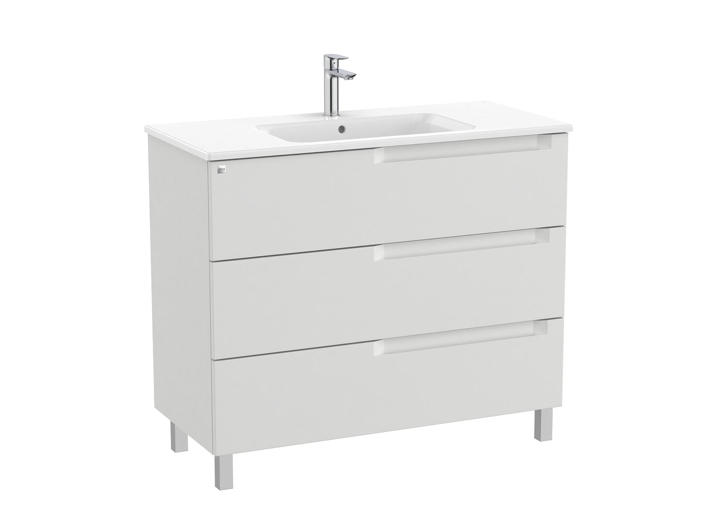 Aleyda Vanity Unit 3 Drawer 1000 mm