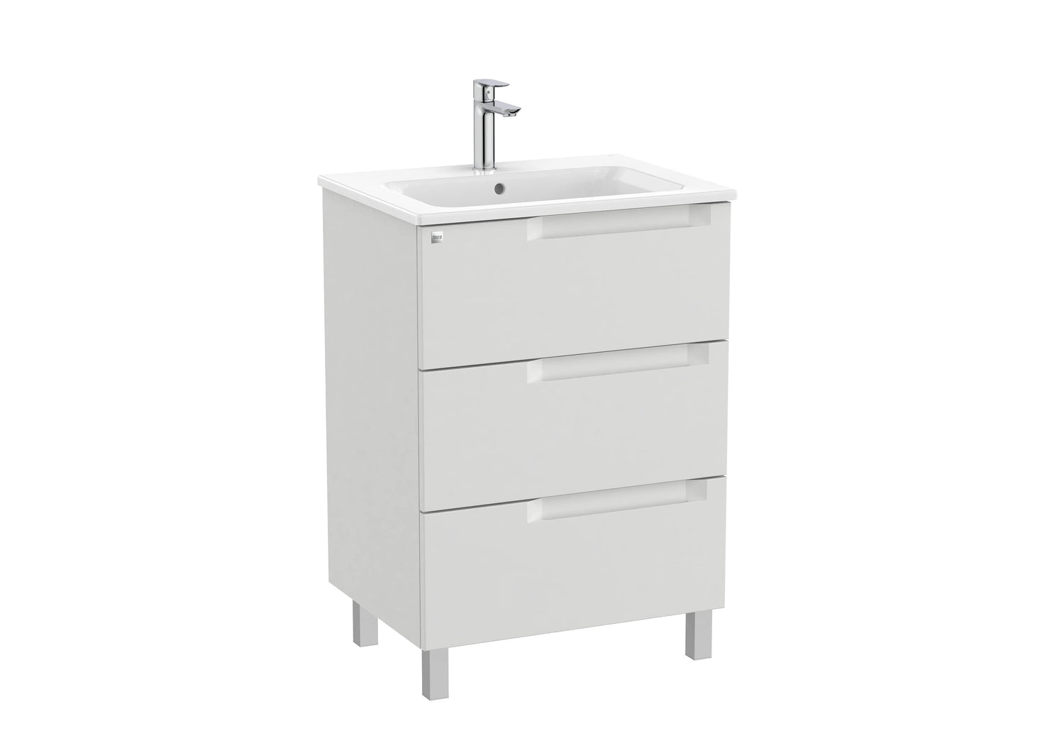 Aleyda Vanity Unit 3 Drawer 600 mm