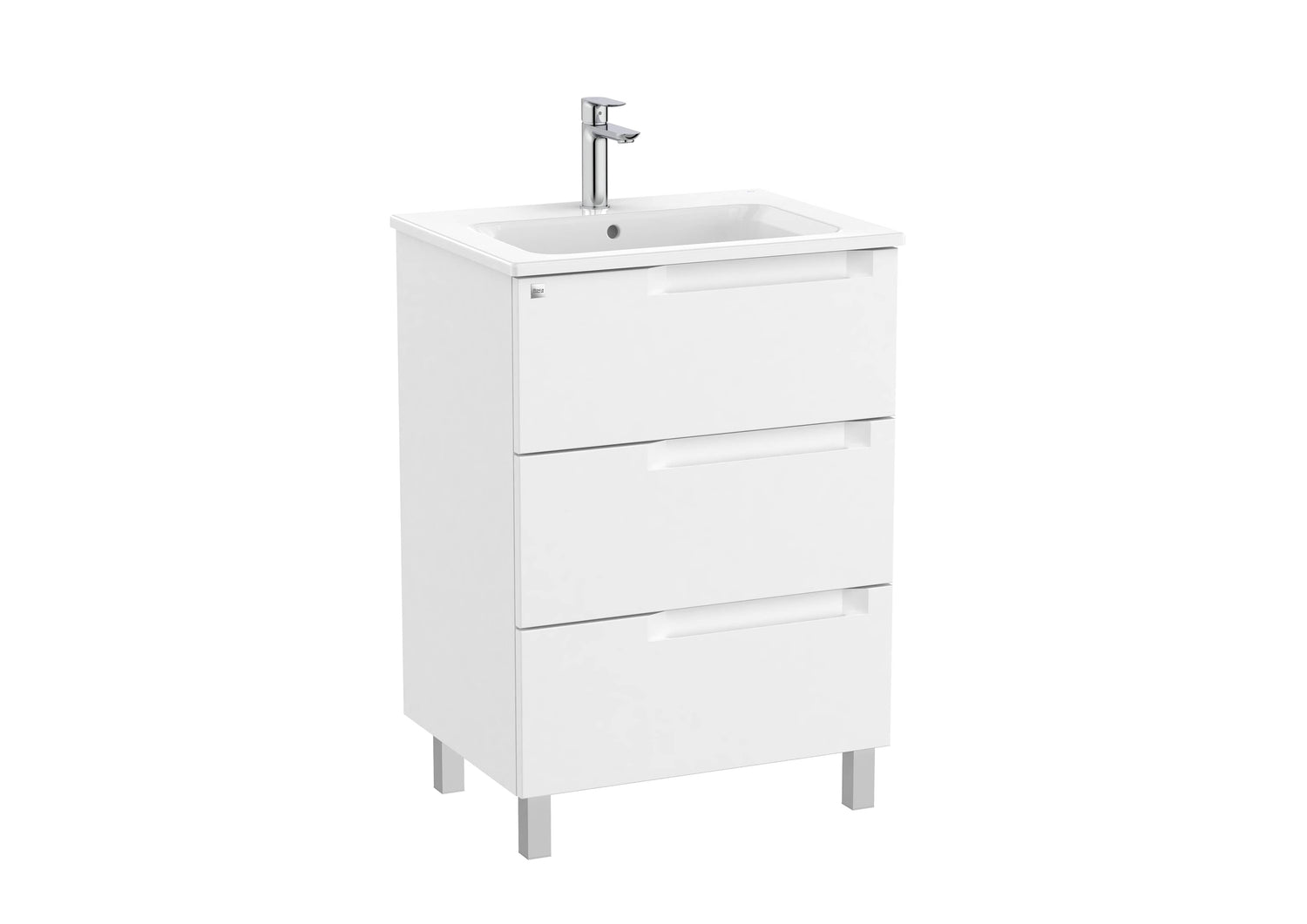Aleyda Vanity Unit 3 Drawer 600 mm
