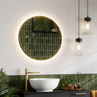 Arcane Illuminated Frame Bathroom Mirror Round