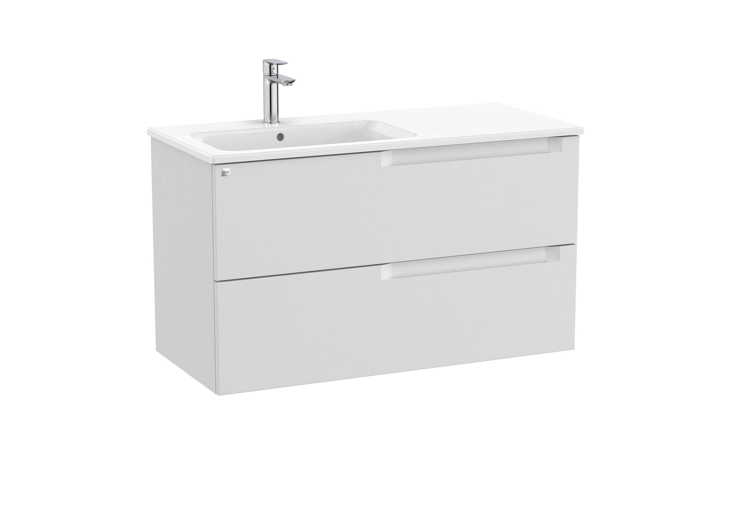 Aleyda Vanity Unit 2 Drawer 1000 mm Left-Hand
