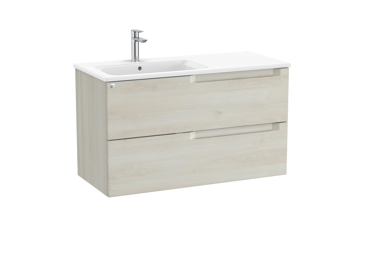 Aleyda Vanity Unit 2 Drawer 1000 mm Left-Hand