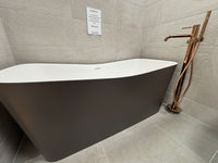 Roca Maui Stone Freestanding Bath & Roca Ona Freestanding Bath Mixer