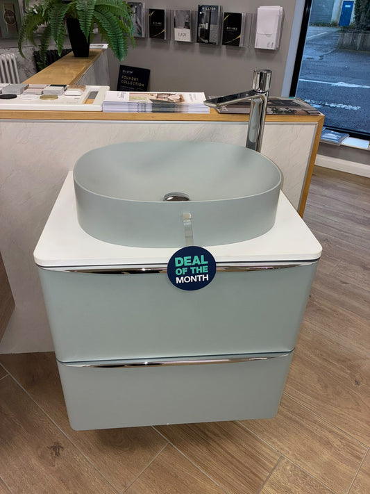 Cameo Vanity Unit, Worktop, Basin Bowl & Tap