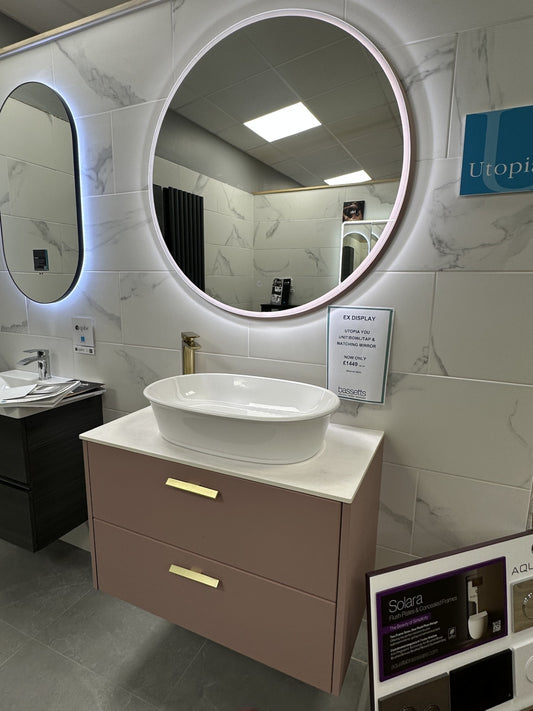 Utopia You Unit/Bowl/Tap & Matching Mirror