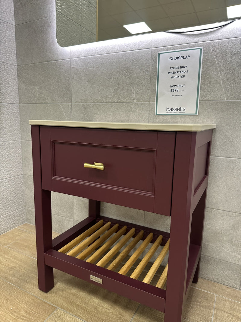 Utopia Roseberry Washstand & Worktop