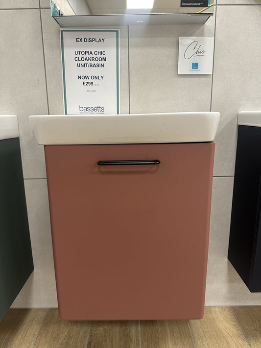 Utopia Chic Cloakroom Unit/Basin