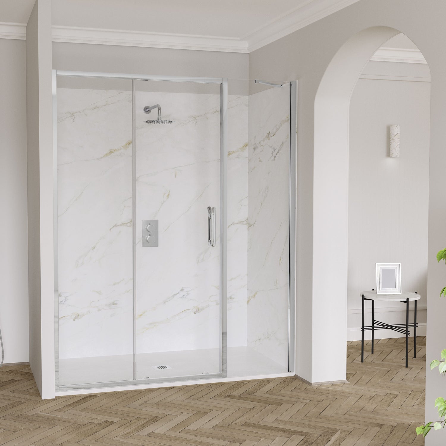 ETO Sliding Door with Inline Panel