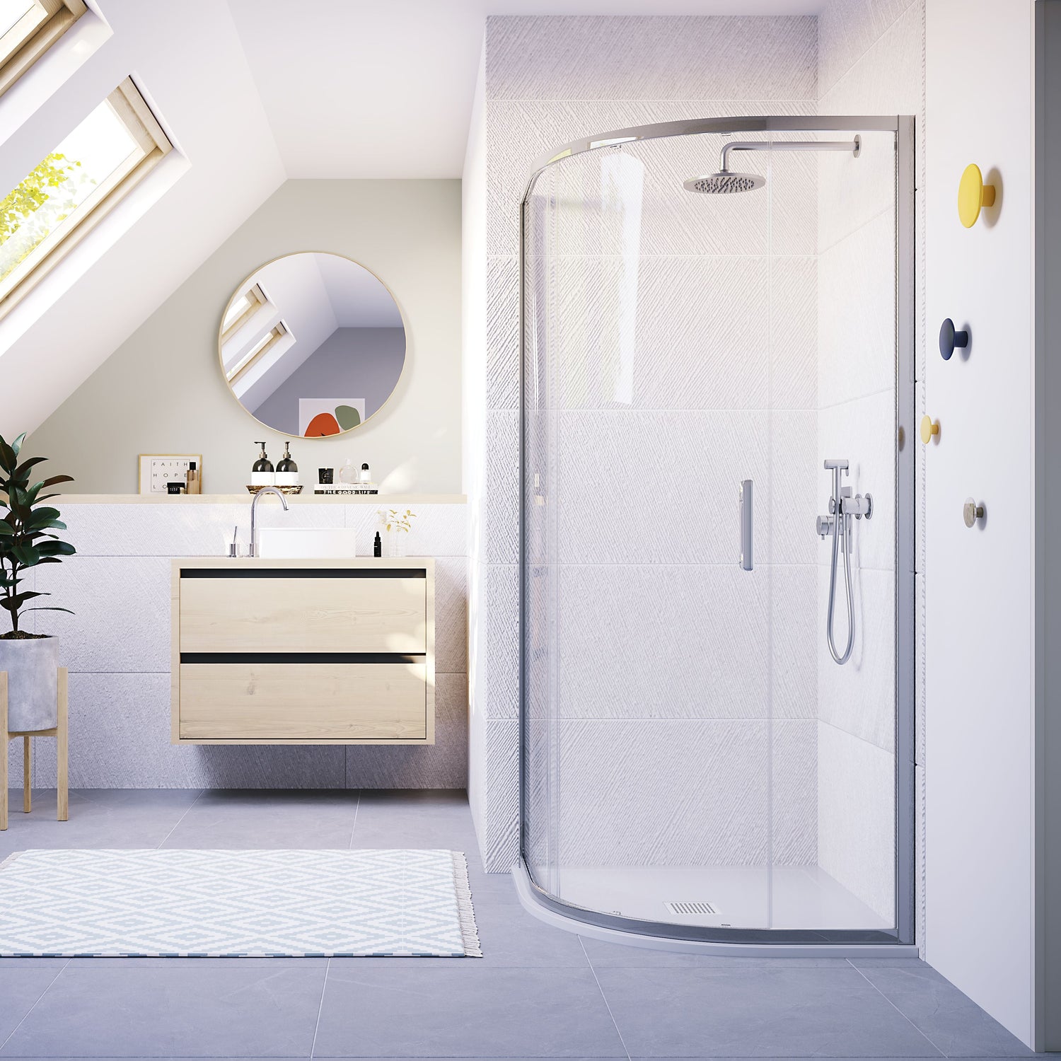 ILI One Door Sliding Quadrant