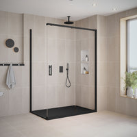 ILI Slider Door with Frameless Side Panel