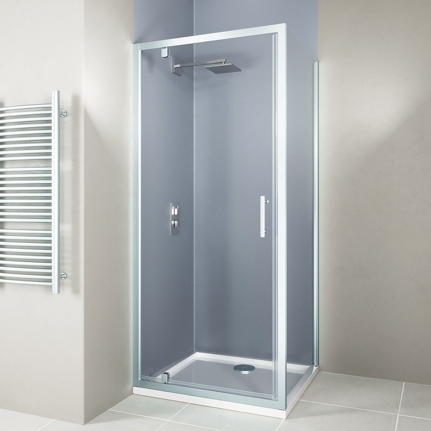 HYDRO EXPRESS Pivot Door with Side Panel