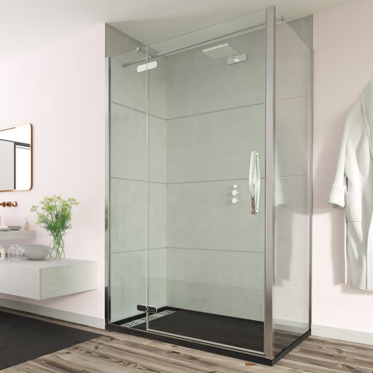 ORO Hinge & Inline Door with Side Panel