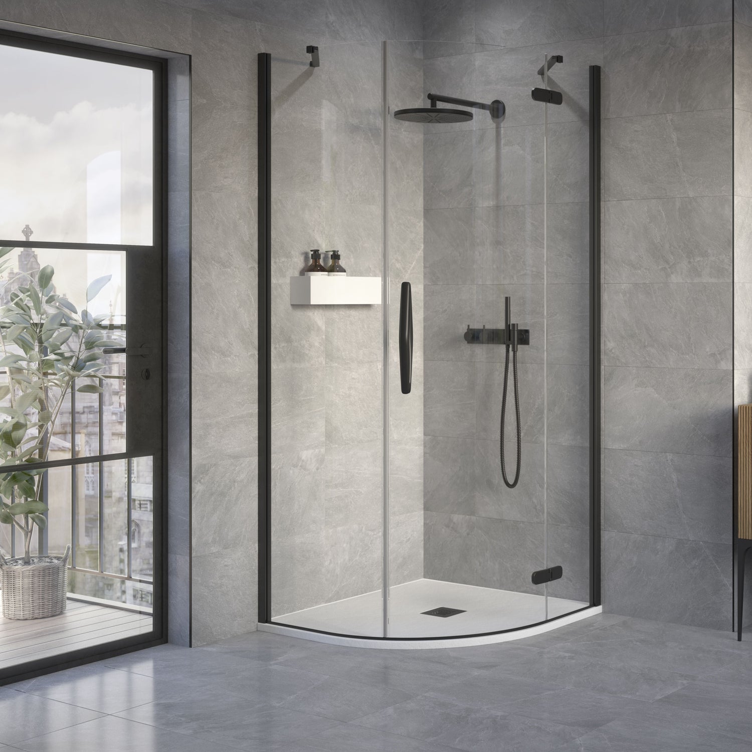ORO Hinged Quadrant Door
