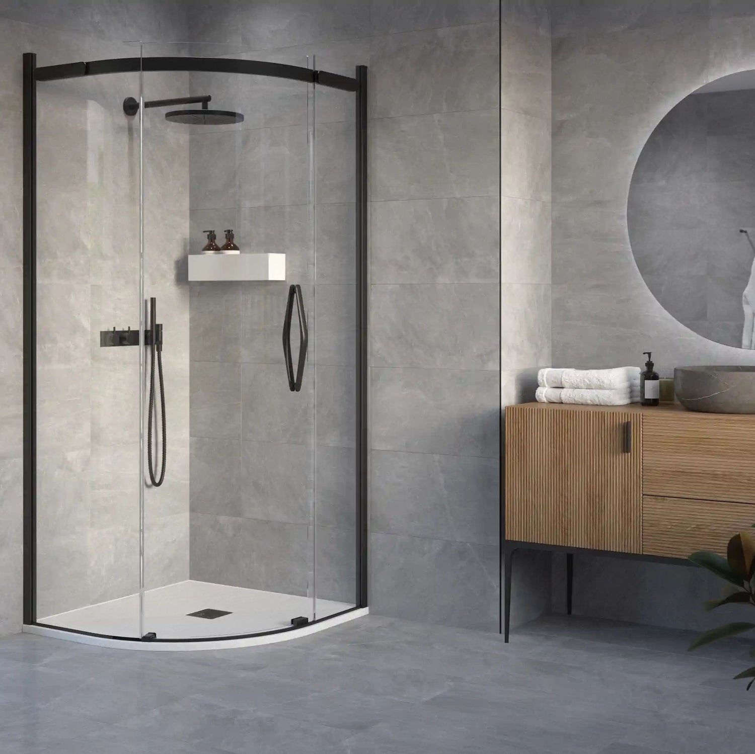 ORO Sliding Offset Quadrant Door
