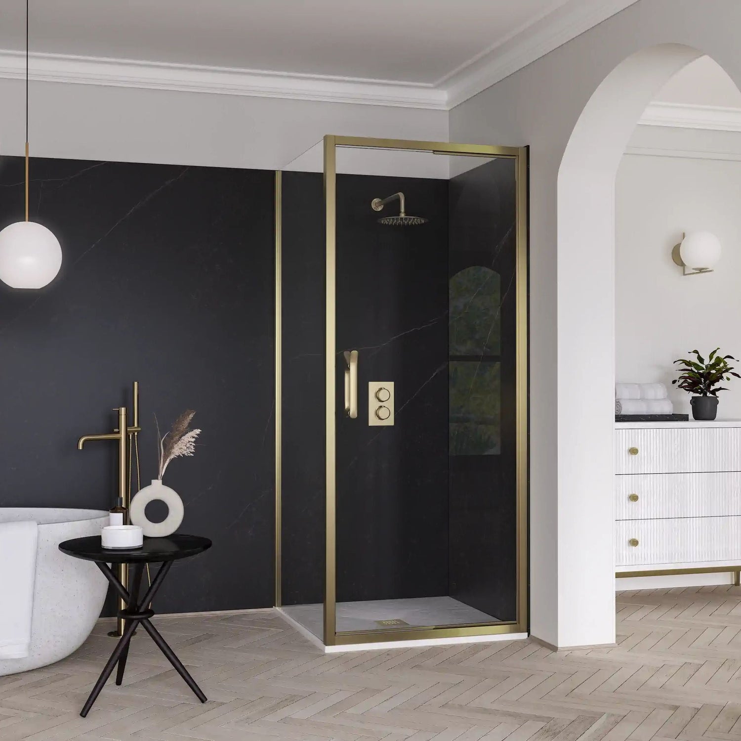 ETO Infold Door with Side Panel