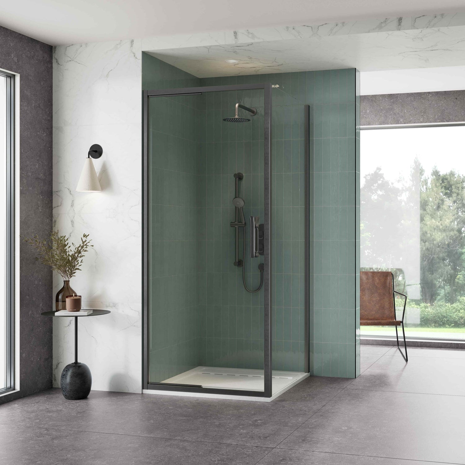 ETO Infold Door with Side Panel