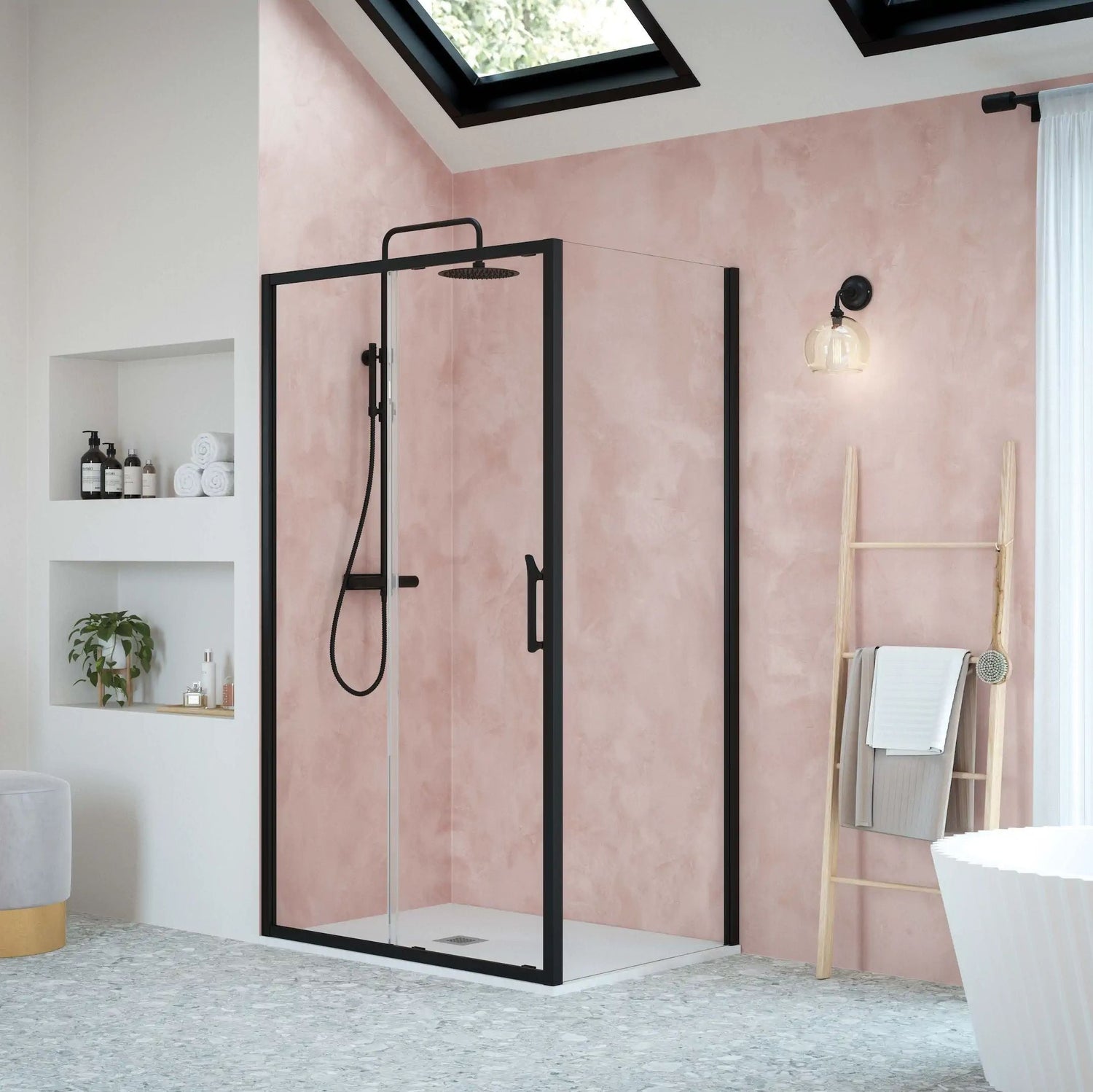 ETO Sliding Door with Side Panel