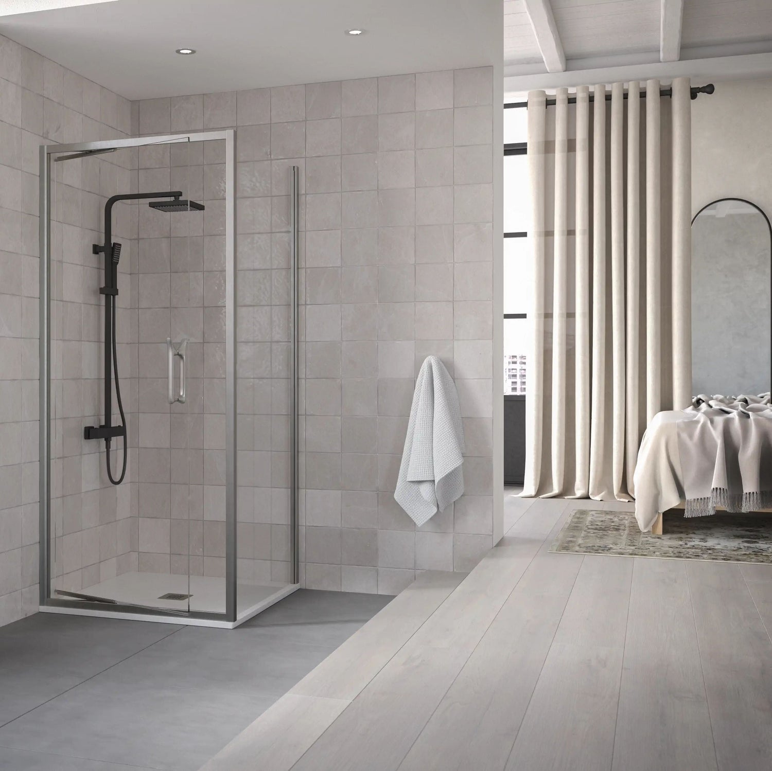 ETO Infold Door with Inline Panel