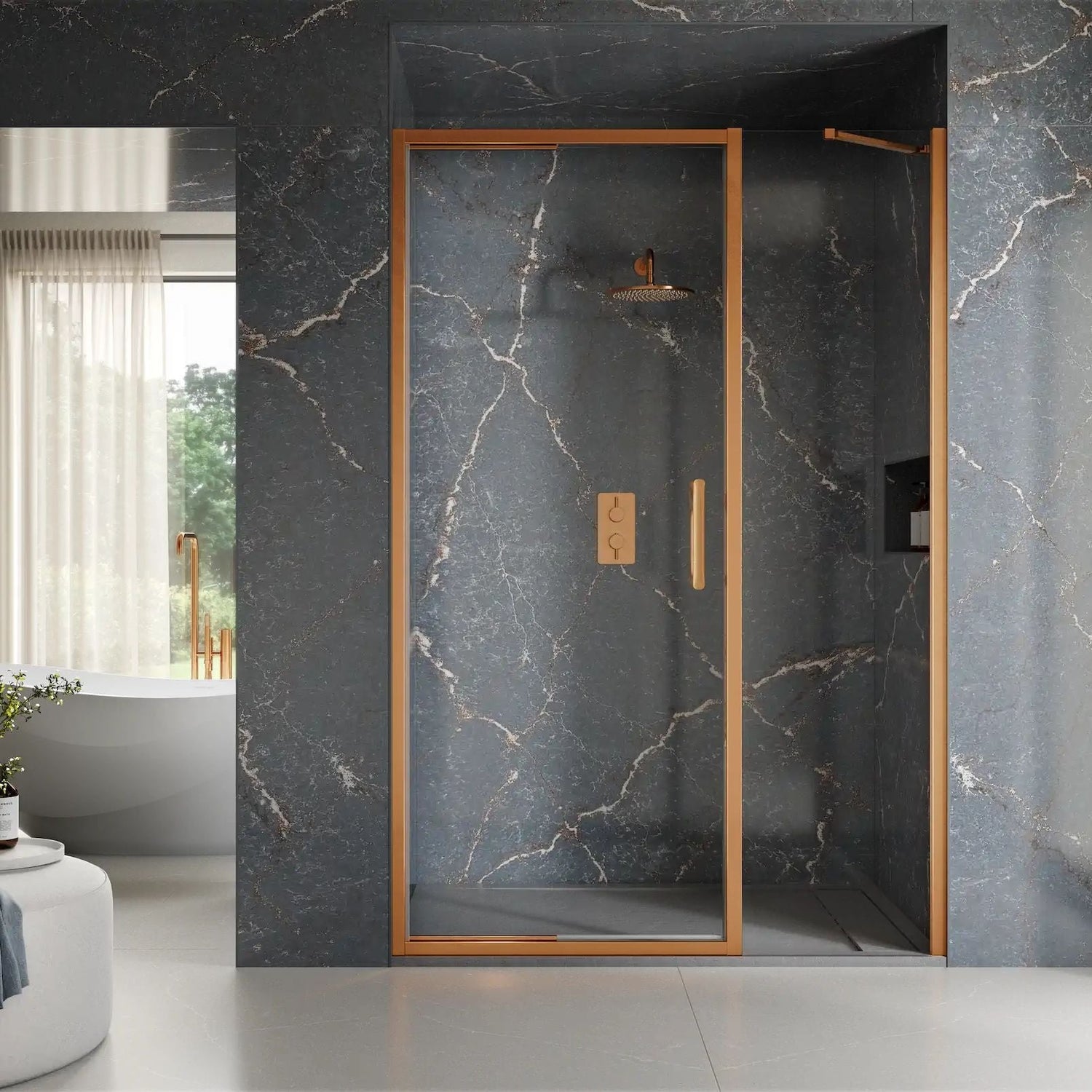 ETO Infold Door with Inline Panel