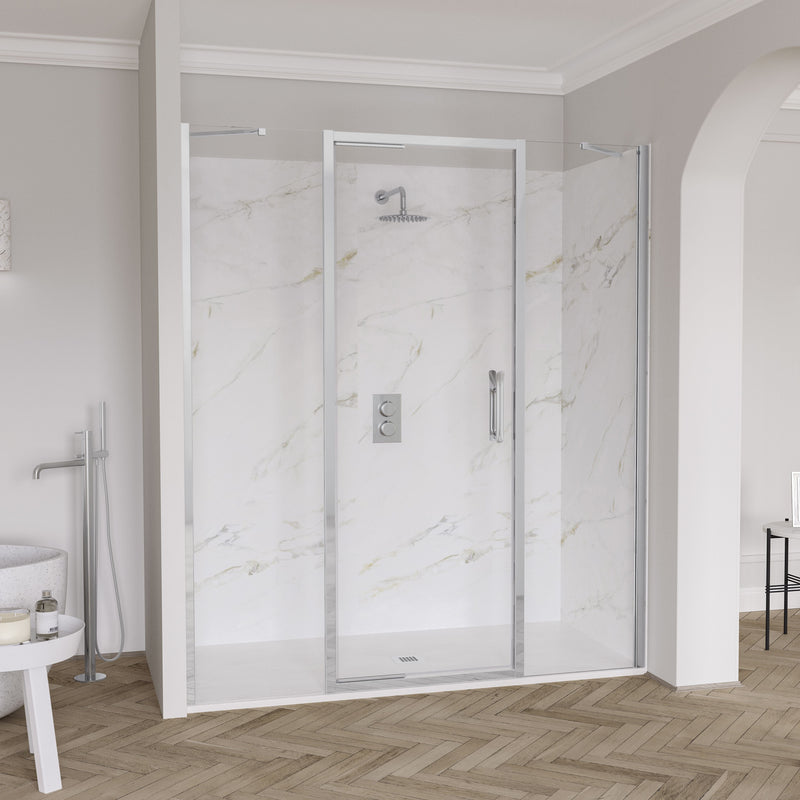 ETO Infold Door with Two Inline Panels