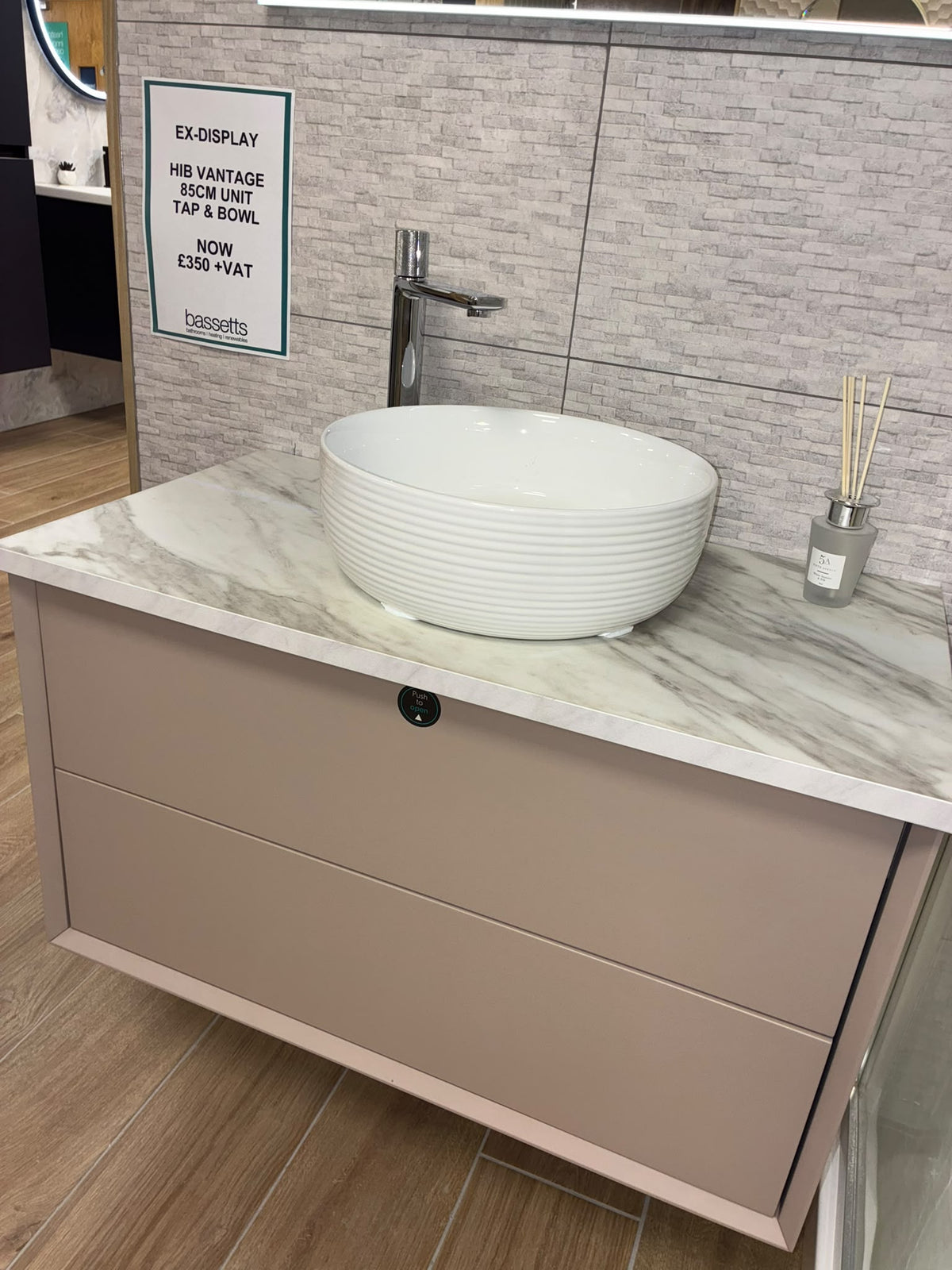 HIB Vantage Vanity Unit, Bowl & Tap