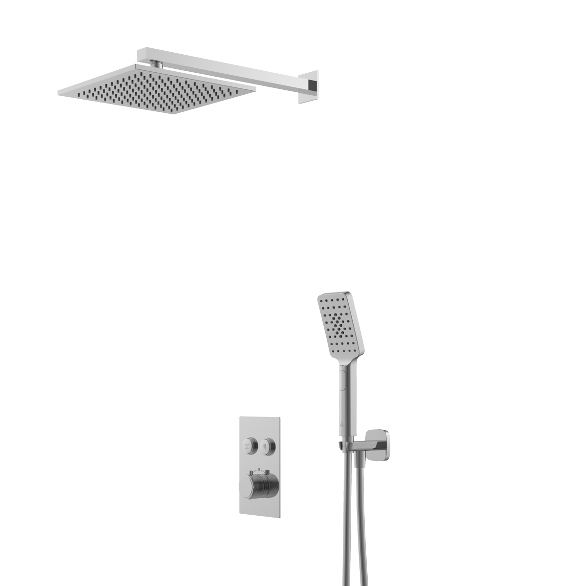 Fuse Push Button Minimal Square with Push Button Valve | Bassetts