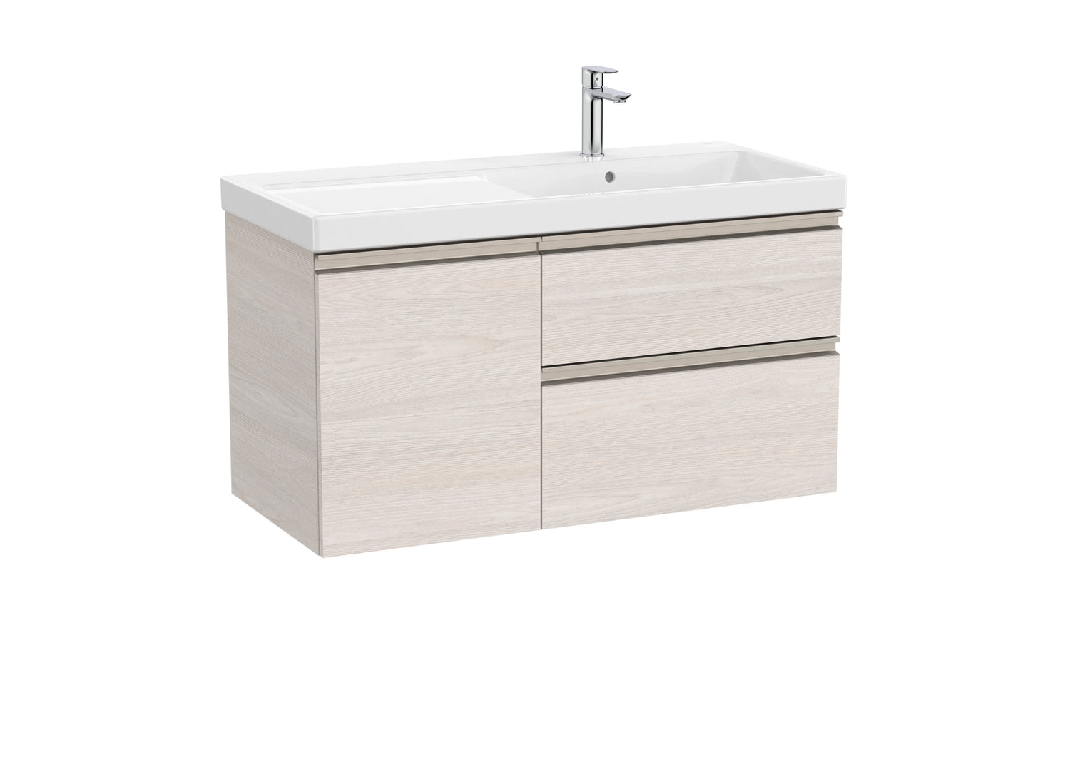 The Gap Vanity Unit 1 Door + 2 Drawer Right-Hand 1000mm