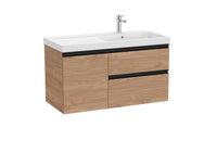 The Gap Vanity Unit 1 Door + 2 Drawer Right-Hand 1000mm