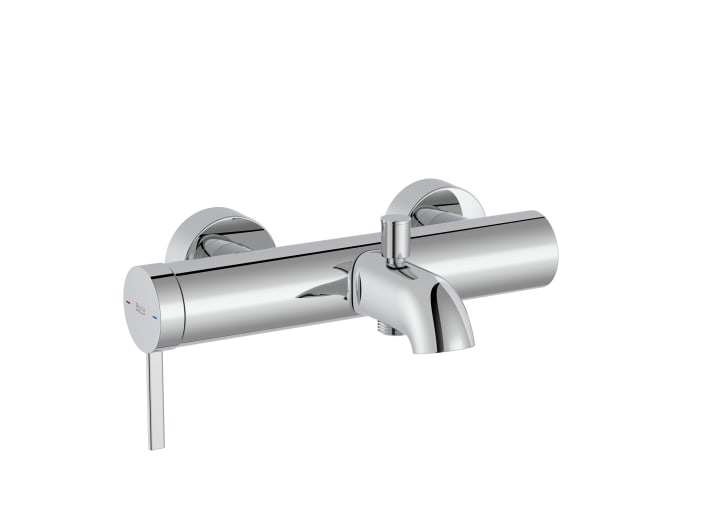 Ona Wall-Mounted Bath-Shower Mixer with Automatic Diverter