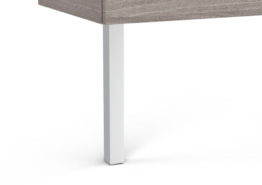 The Gap Set 2 Feet 335mm Aluminium / 2 Drawer