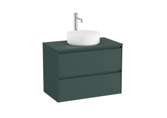 Ona Pack Vanity Unit 2 Drawer 800mm Central + Countertop 800mm
