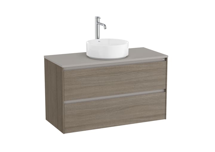 Ona Pack Vanity Unit 2 Drawer 1000mm + Countertop 1000mm Central | Bassetts