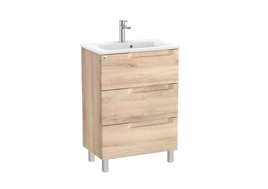 Aleyda Unik (Basin & Vanity Unit) Compact 3 Drawer 600mm