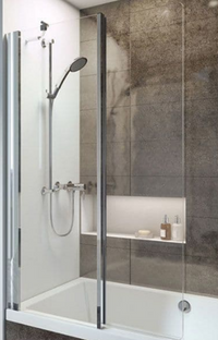 Roman Embrace Over Bath Shower Screen