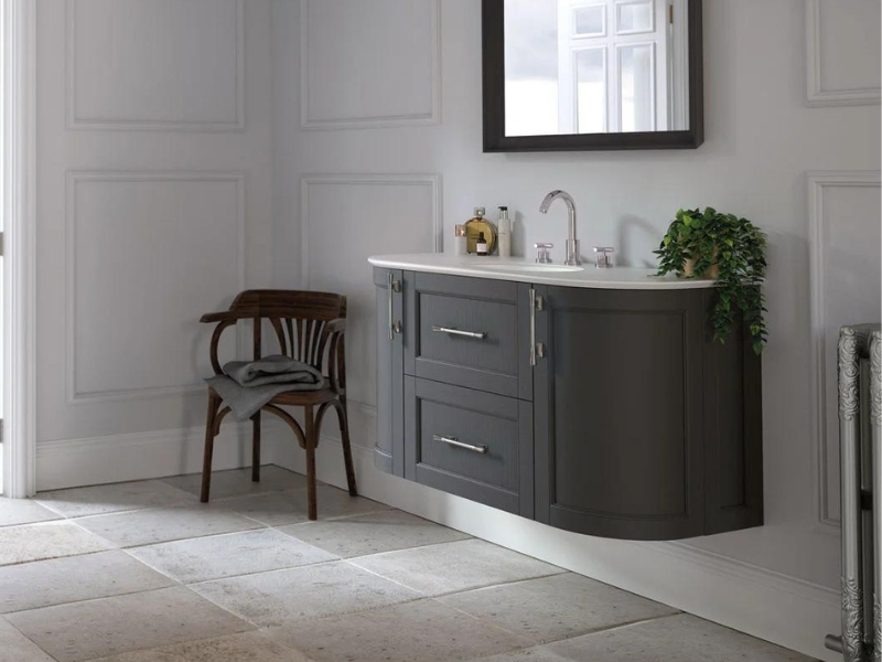 Utopia Roseberry Curved Wall Hung Vanity Unit