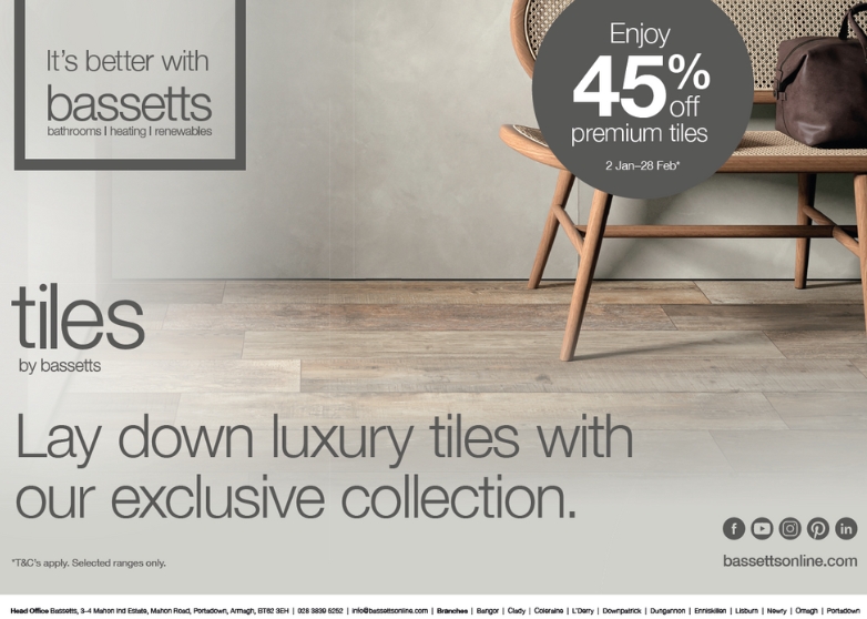 Bassetts 45% Tile Sale